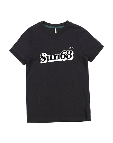 SUN 68 T-shirt Black 100% Cotton