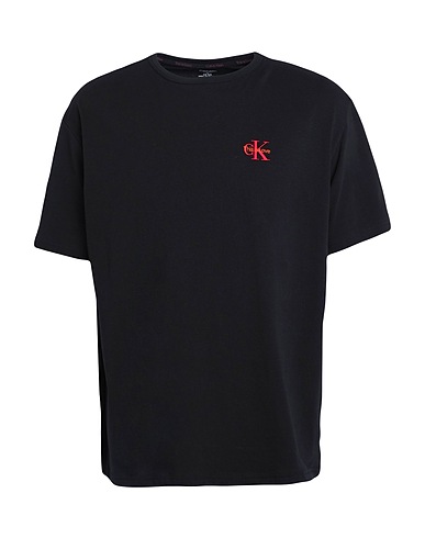 CALVIN KLEIN UNDERWEAR Sleepwear Black 57% Cotton, 38% Recycled polyester, 5% Elastane