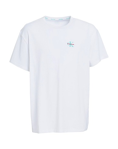 CALVIN KLEIN UNDERWEAR Sleepwear White 57% Cotton, 38% Recycled polyester, 5% Elastane