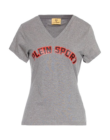 PLEIN SPORT T-shirt Grey 96% Cotton, 4% Elastane