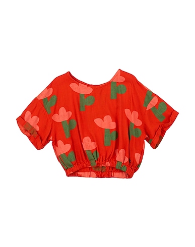 BOBO CHOSES Top ROSSO POMODORO 80% Viscose, 20% Linen