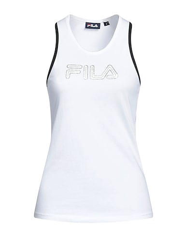FILA Tank top White 100% Cotton