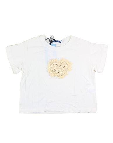 MIMISOL T-shirt Cream 96% Viscose, 4% Elastane
