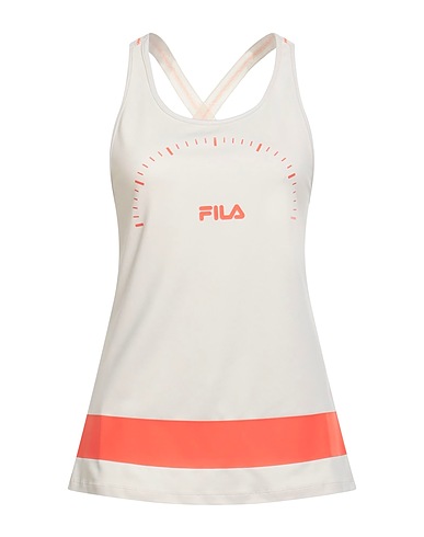 FILA Vest Ivory 86% Polyester, 14% Elastane