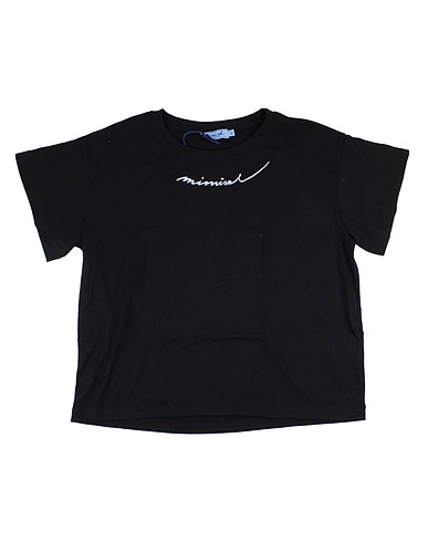 MIMISOL T-shirt Black 60% Viscose, 38% Polyester, 2% Elastane