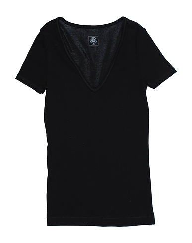 PETIT BATEAU T-shirt Black 100% Cotton