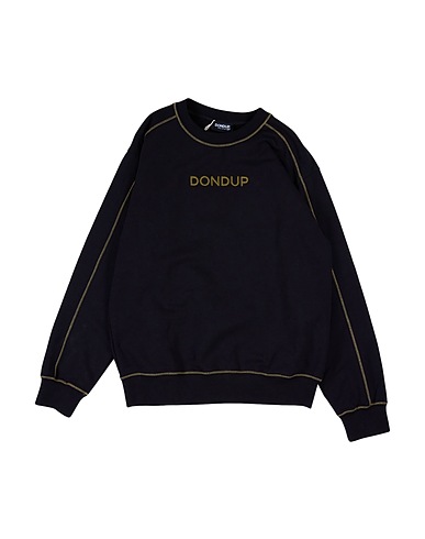 DONDUP Sweatshirt Black 94% Cotton, 6% Elastane