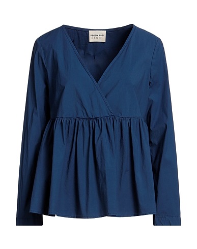 ALESSIA SANTI Top DENIM Blu navy 66% Cotone, 31% Poliammide, 3% Elastan