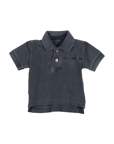 MASON'S Polo shirt Slate blue 100% Cotton
