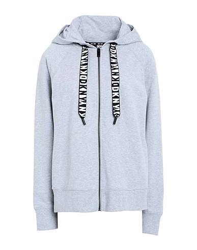 DKNY Hooded sweatshirt SPORT Grey 95% Cotton, 5% Elastane
