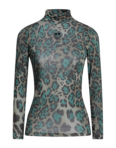 PINKO T-shirt Military green 87% Modal, 7% Cashmere, 6% Elastane