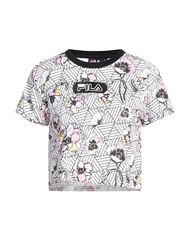 FILA Crop top White 100% Cotton