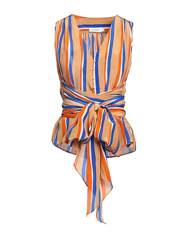 BARBA Napoli Silk shirts & blouses Camel 100% Silk