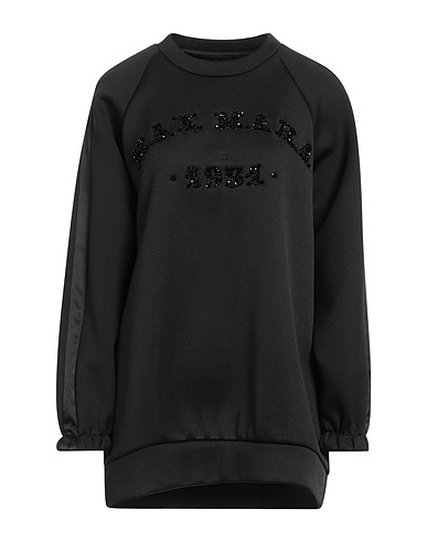 MAX MARA Sweatshirt Black 50% Polyester, 40% Cotton, 10% Polyamide