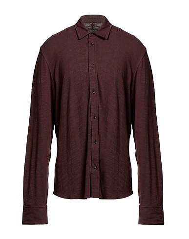 RAG & BONE Solid color shirt Brown 100% Cotton