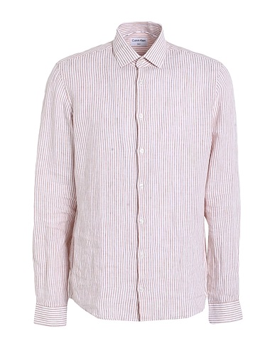 CALVIN KLEIN Linen shirt Sand 100% Linen