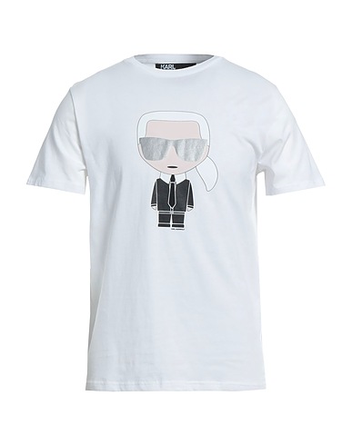 KARL LAGERFELD T-shirt White 100% Cotton