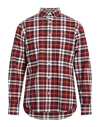 GANT Camicia a quadri Mattone 100% Cotone