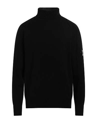 C.P. COMPANY タートルネック ブラック ウール 80% / ナイロン 20%