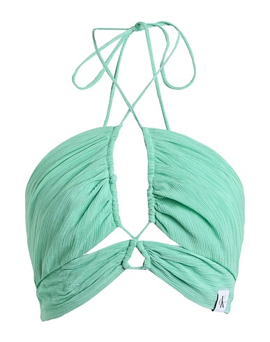 CALVIN KLEIN JEANS Top Verde claro 80% Viscosa, 20% Nailon