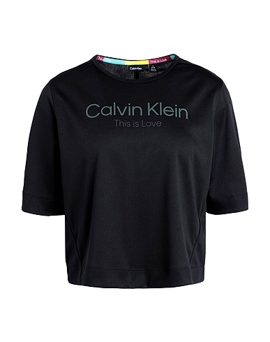 CALVIN KLEIN T-shirt Black 100% Polyester