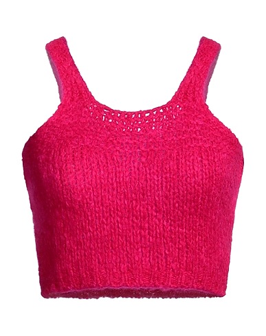 AMELIE RÊVEUR Top Fuchsia 54% Acrylic, 22% Mohair wool, 15% Wool, 9% Polyamide