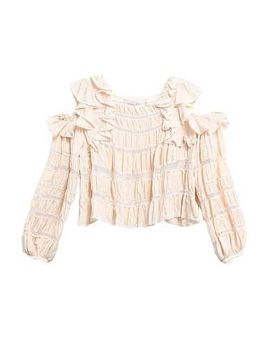 ISABEL MARANT Top Beige 100% Seta, Cotone