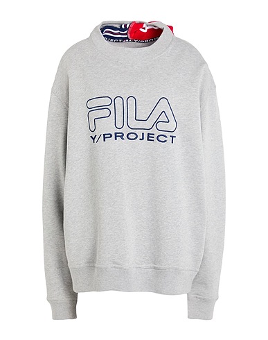 Y/PROJECT x FILA Sweatshirt Grey 100% Cotton