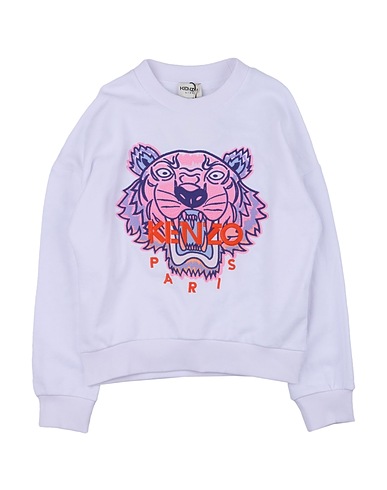 KENZO KIDS Sweatshirt White 100% Cotton, Elastane