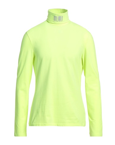 VTMNTS T-shirt Lime green 90% Cotton, 10% Elastane