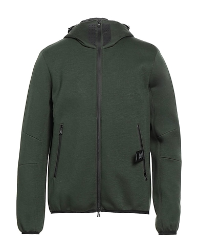 ESEMPLARE Hooded sweatshirt Dark green 100% Viscose