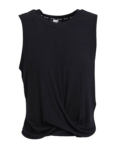 DKNY Vest Black 95% Rayon, 5% Elastane
