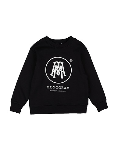 PAOLO PECORA Sweatshirt Black 100% Cotton