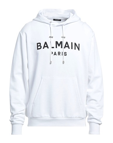 BALMAIN Sweatshirt White 100% Cotton, Elastane