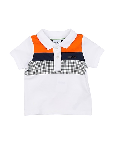 BOSS Polo shirt White 96% Cotton, 4% Elastane