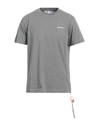 OFF-WHITE™ T-shirt Grigio 100% Cotone