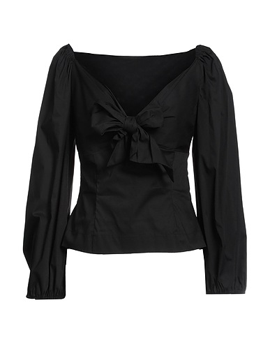 CLIPS Top Black 79% Cotton, 18% Polyamide, 3% Elastane