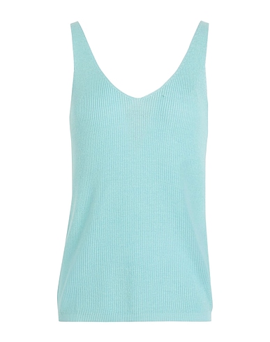 VERO MODA Top Turchese 50% Viscosa EcoVero™, 25% Acrilico, 25% Cotone
