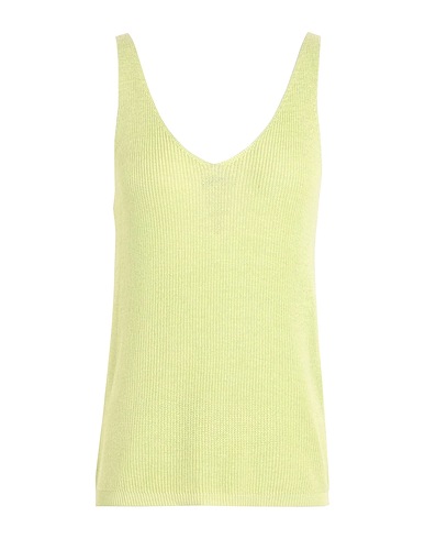 VERO MODA Top Lime green 50% EcoVero™ viscose, 25% Acrylic, 25% Cotton