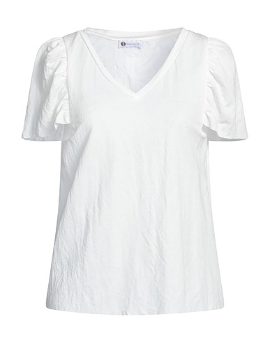DIANA GALLESI ベーシックTシャツ ホワイト レーヨン 54% / ナイロン 46%