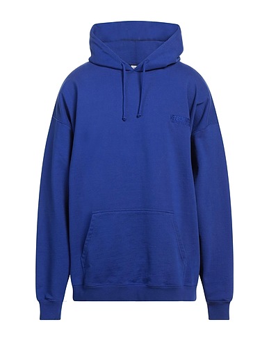 VETEMENTS Hooded sweatshirt Blue 80% Cotton, 20% Elastane