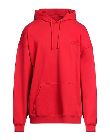 VETEMENTS Felpa Rosso 80% Cotone, 20% Elastan