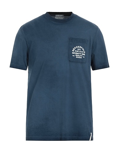 BROOKSFIELD T-shirt Midnight blue 100% Cotton