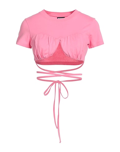 JACQUEMUS Top Pink 100% Organic cotton