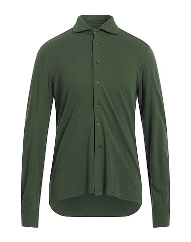 J.W. RAILY Shirts Green 100% Cotton