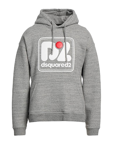 DSQUARED2 Felpa Grigio 100% Cotone