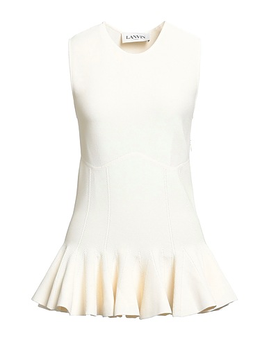 LANVIN Evening top Ivory 94% Wool, 6% Virgin Wool