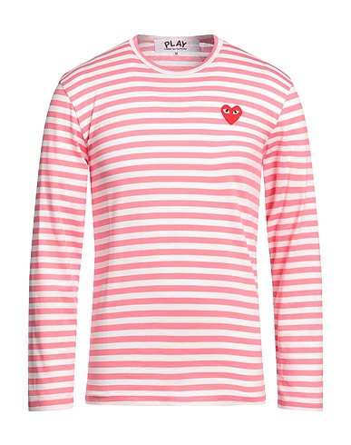 COMME des GARÇONS PLAY T-shirt Pink 100% Cotton