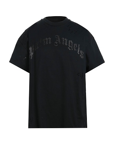 PALM ANGELS Ｔシャツ ブラック コットン 100% / ポリエステル