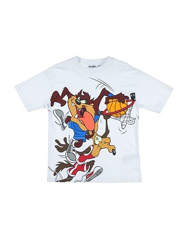 DIADORA T-shirt JU.T-SHIRT SS WB
 Blanc 100% Coton